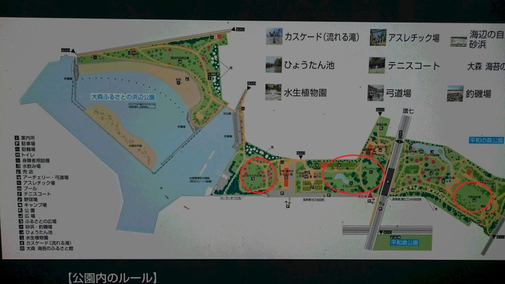 平和の森公園地図